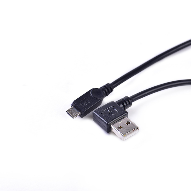 Android-datenkabel, Usb-auf-micro-stecker, Abgewinkelter Stecker, Universelles Ladekabel Für Mobiltelefone, Tablets Und Festplatten.