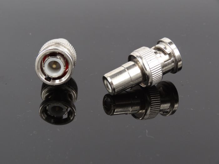 Bnc-auf-cinch-buchse-adapter, Bnc-stecker-auf-cinch-buchse-adapter, Q9-monitoring-buchse-auf-cinch-buchse-adapter