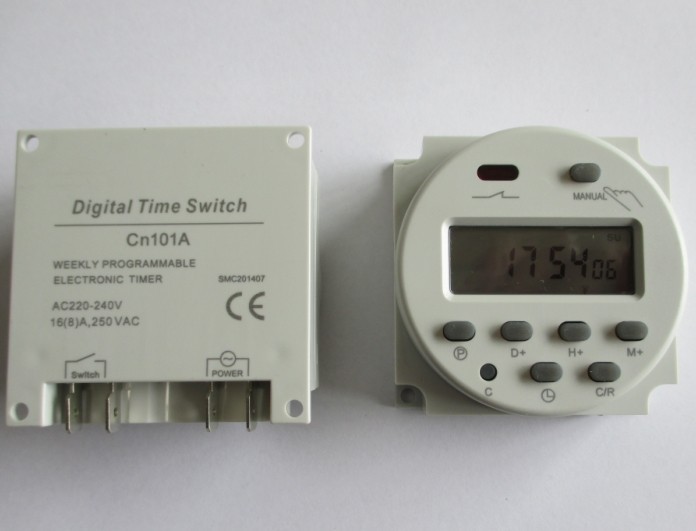 Cn101a16a Digitaler Wochentimer Für Einbau In Die Küchenzeile 220 V/24 V/12 V