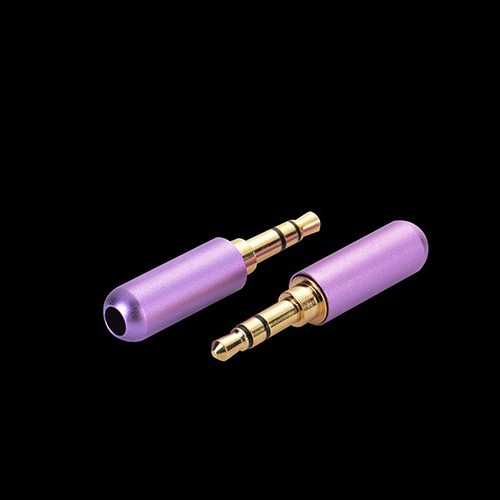 Diy-stereo-audioadapter Für Kopfhörer, Dreiteilig, Mit 3,5-mm-zweikanalstecker, Vergoldet Und Farbig (3 Teile)