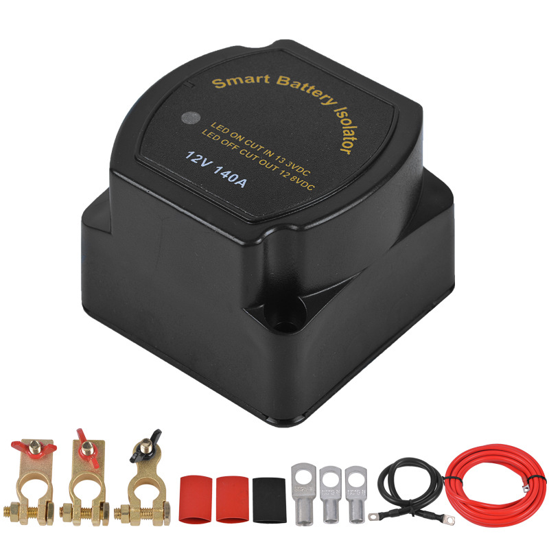 Dual Power 12v/140a Smart Isolator Automatisches Zubehörset (vsr) Für Automatische Wohnwagen, Boote Und Lastschalter.