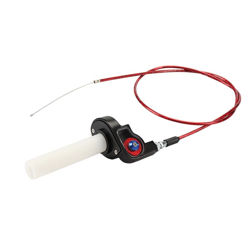 Gasgriff Mit Kabel Für 50-250 Cm³, Sichtbarer Gasgriffsitz Und Zubehör Für Offroad-motorräder, Quads Und Strandbuggys.