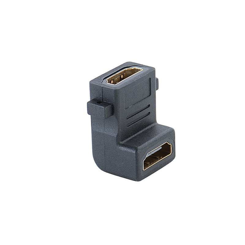 Hdmi-adapter Des Herstellers Zum Anschluss Eines Computers An Einen Fernseher (hdmi-kabel), Adapter (buchse Auf Buchse), 90-grad-winkeladapter