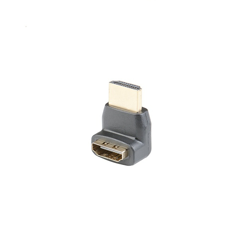 Hdmi-verlängerungsadapter (270° Abgewinkelt, Stecker Auf Buchse), Vergoldet, Version 1.4, Stecker Auf Buchse
