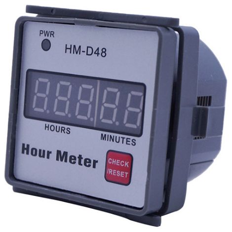 Hm-d48 Zeitrelais/akkumulationszähler Mit Din-schienenmontage, Akkumulationszeit, 12-240 V Ac/dc, Breiter Universeller Spannungsbereich.