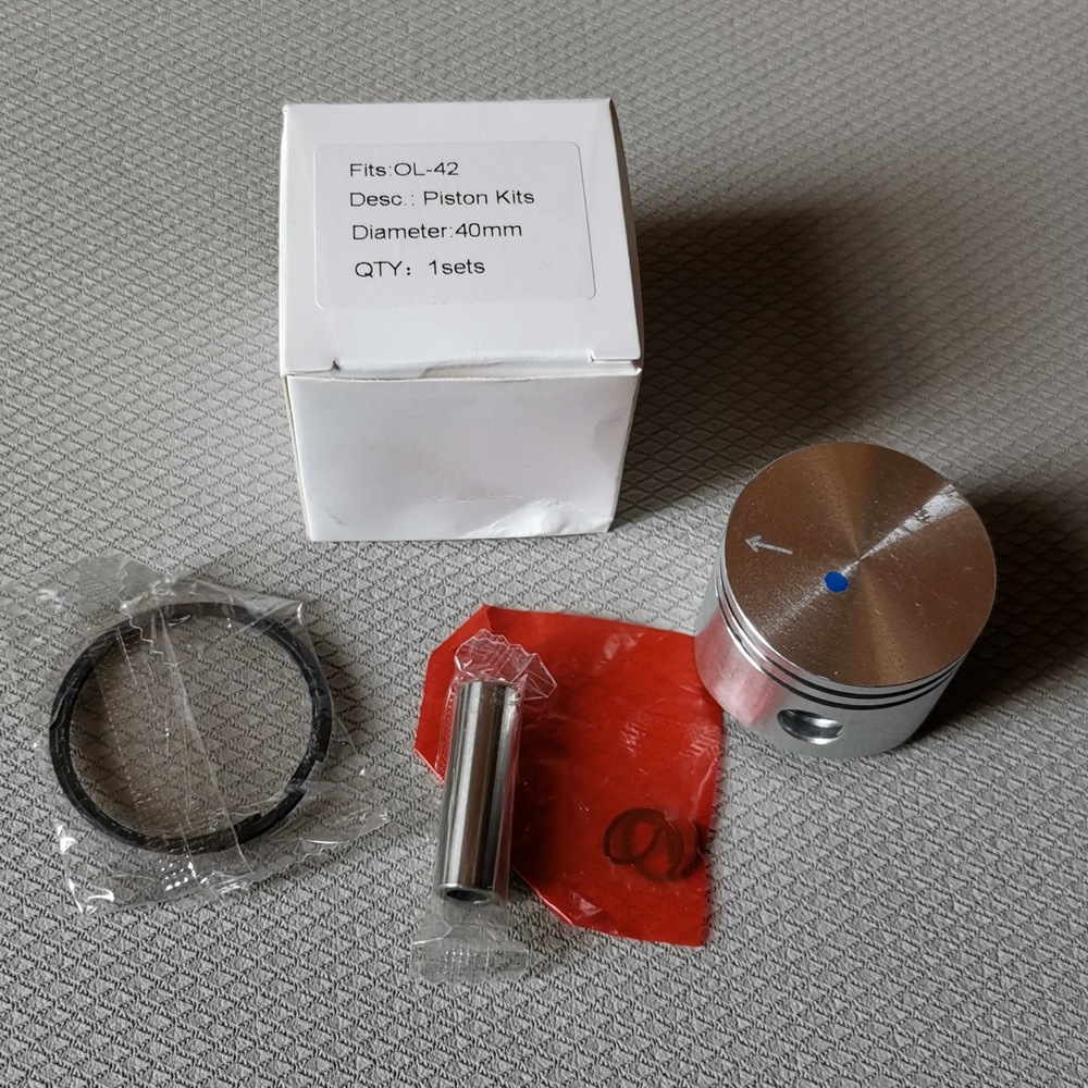 Kolben Passend Für Oma Sparta 42/44 Zylinder, 40 Mm Bohrung, Mit Kolbenringen Für Die Leistungsreparatur.