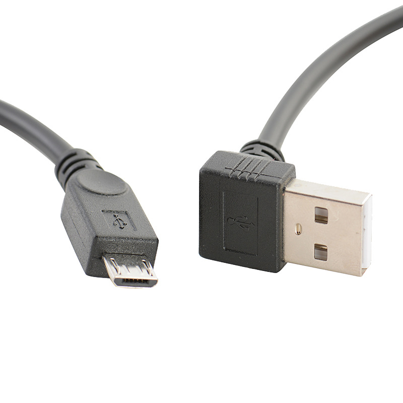 L-förmiger, Abgewinkelter Usb-auf-micro-schnellladeadapter Für Mobiltelefone, Powerbanks, Schnelllade-tablets Und Android-geräte.