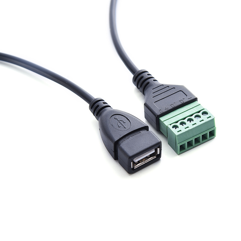 Lötfreies Usb 2.0-adapterkabel Mit Weiblichem Stecker Für Datenübertragung Und Aufladung Von Computer Und Fernseher, Mit 5-poligem Anschluss.