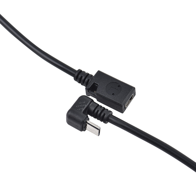 Mk U-förmiges, Abgewinkeltes Ladekabel Für Mobiltelefone/tablets, Micro-5-pin-stecker Auf Mini-5-pin-buchse