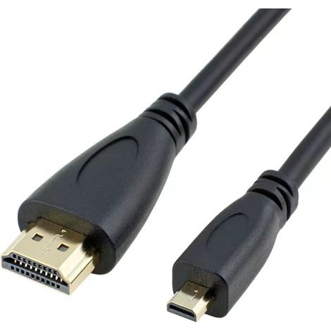 Micro-hdmi-zu-hdmi-adapterkabel Zum Anschluss Von Miniatur-hdmi-kameras Und Tablets.
