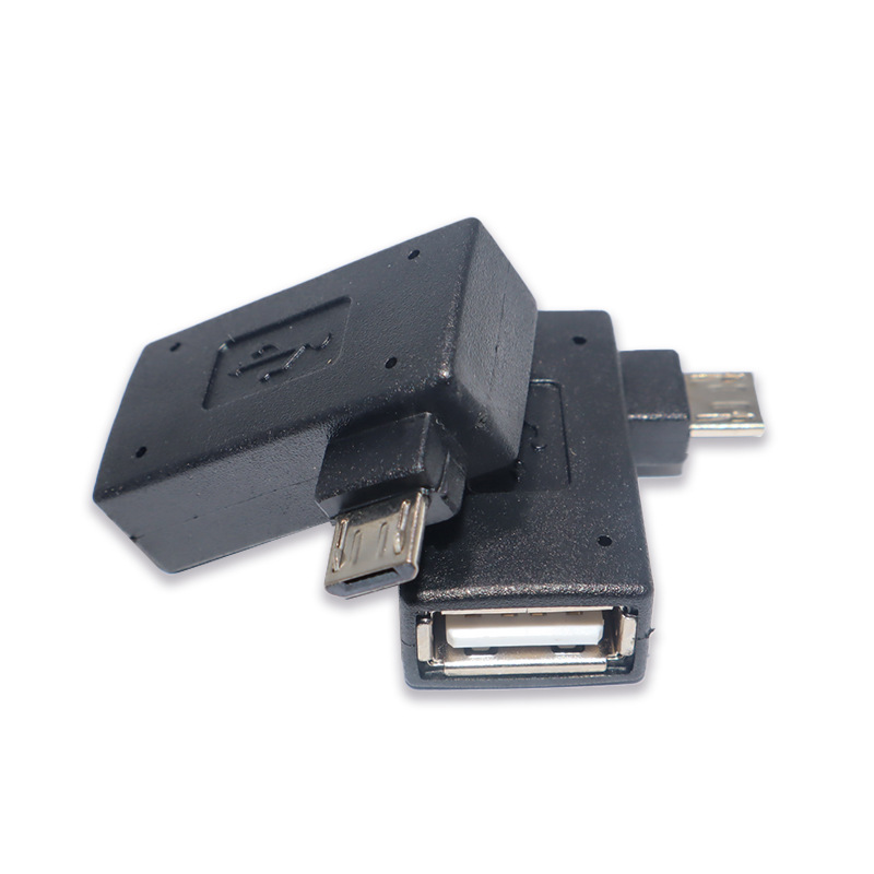 Micro-usb-zu-usb-otg-adapter Für Linkshänder Mit Stromversorgung Für Tablets, Mobiltelefone, Externe Usb-flash-laufwerke Und Kartenleser.