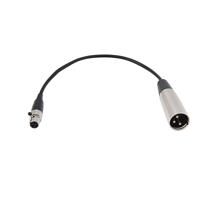 Mini-xlr-buchse Auf 3-poligen Xlr-stecker Auf Mini-xlr-stecker (3-polig) – Adapterkabel Für Gürteltasche Auf Mikrofonanschluss