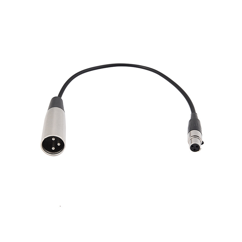 Mini-xlr-stecker Auf 3-polige Xlr-buchse Auf 3-poligen Xlr-stecker Adapterkabel Für Gürteltasche Und Mikrofonbuchse