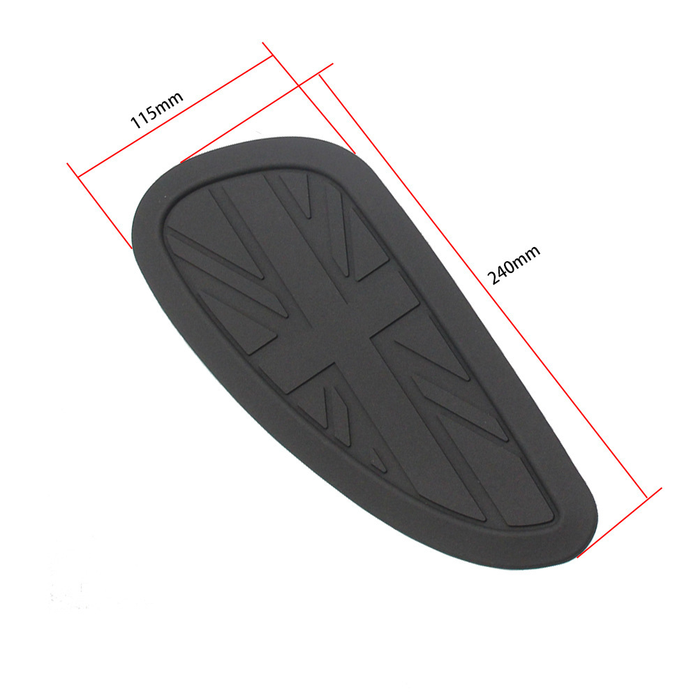 Motorrad-modifikationsteile Kompatibel Mit Triumph T100/t120 Bobber120: Hitzeschutzmatten Und Rutschfeste Tankaufkleber.