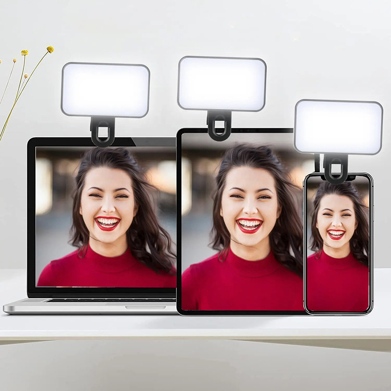 Neue Multifunktionslampe Für Computerkonferenzen, Zusatzbeleuchtung Für Handy-selfies Und Taschenlampe Für Videoanrufe Auf Tablets Und Mobiltelefonen.