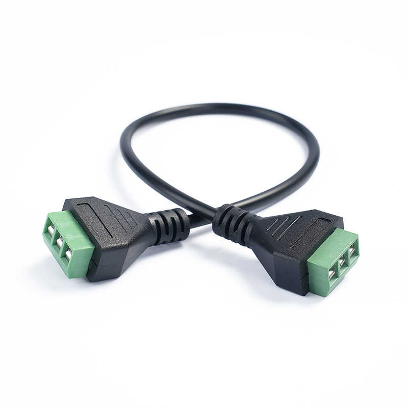 Neuer 3p-reinkupferstecker Auf 3p-lötfreies Terminal Für Datenübertragung, Datenerweiterung Für Computer Und Fernseher.