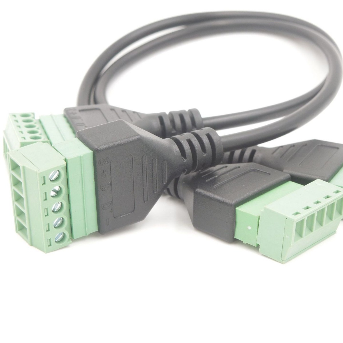 Neuer 5p-reinkupferstecker Auf 5p-lötfreies Terminal Für Datenübertragung, Datenerweiterung Für Computer Und Fernseher.