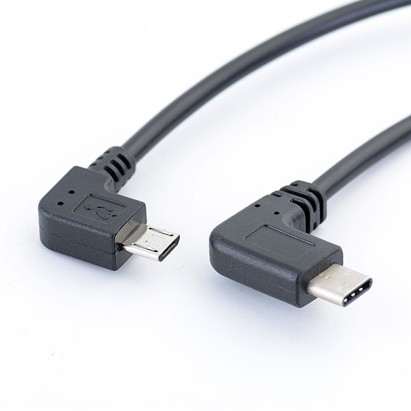 Otg Micro-usb-zu-usb-c-datenkabel (rechtsdrehend) Zum Anschluss Von Android-telefonen An Einen Dac/verstärker/kopfhörerdecoder.