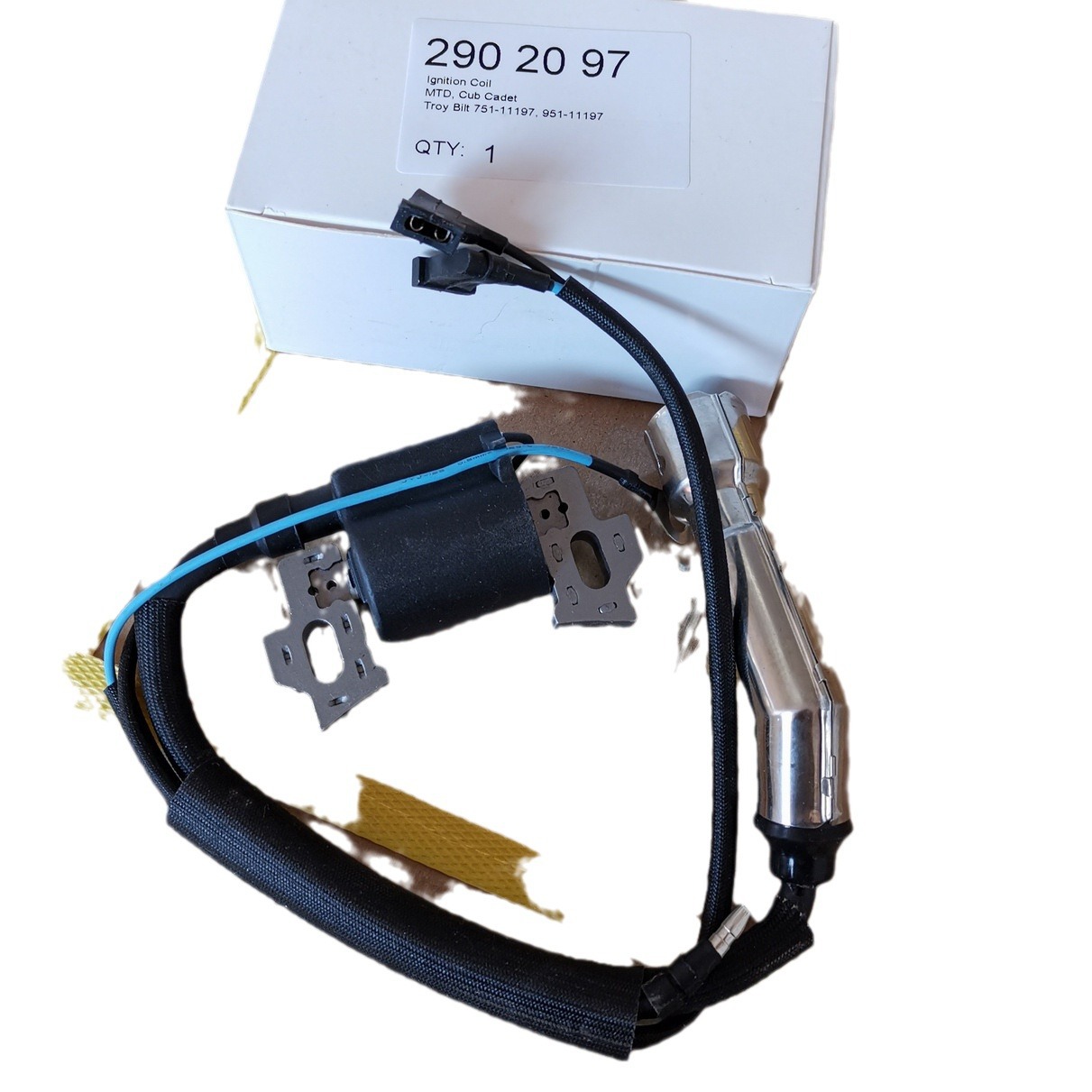 Original Mtd Zündspule Für Mtd Aufsitzmäher. Teilenummern: 751-11197, 951-11197, 75111197, 95111197 – Ersetzt Die Teilenummern 725-1119 Und 7251119.