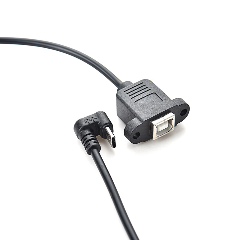 Rechtwinkliges Adapterkabel Von Stecker Typ C Auf Buchse Typ B Für Android-handys, Tablets Und Spiele Sowie Ladekabel Für Mobile Spiele.