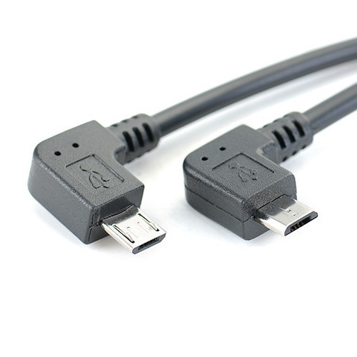 Rechtwinkliges Otg-datenkabel, Micro-usb-stecker Auf Micro-usb-stecker Für Android-telefone, Ermöglicht Den Anschluss An Dac-kopfhörerverstärker/decoder.