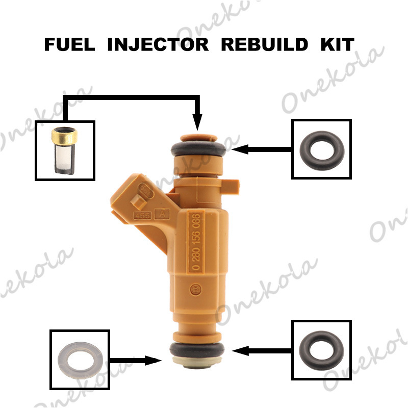 Reparatursatz Für O-ringe Und Filter Von Kraftstoffeinspritzdüsen, Kompatibel Mit Yatvia Und Saifili 0280156086