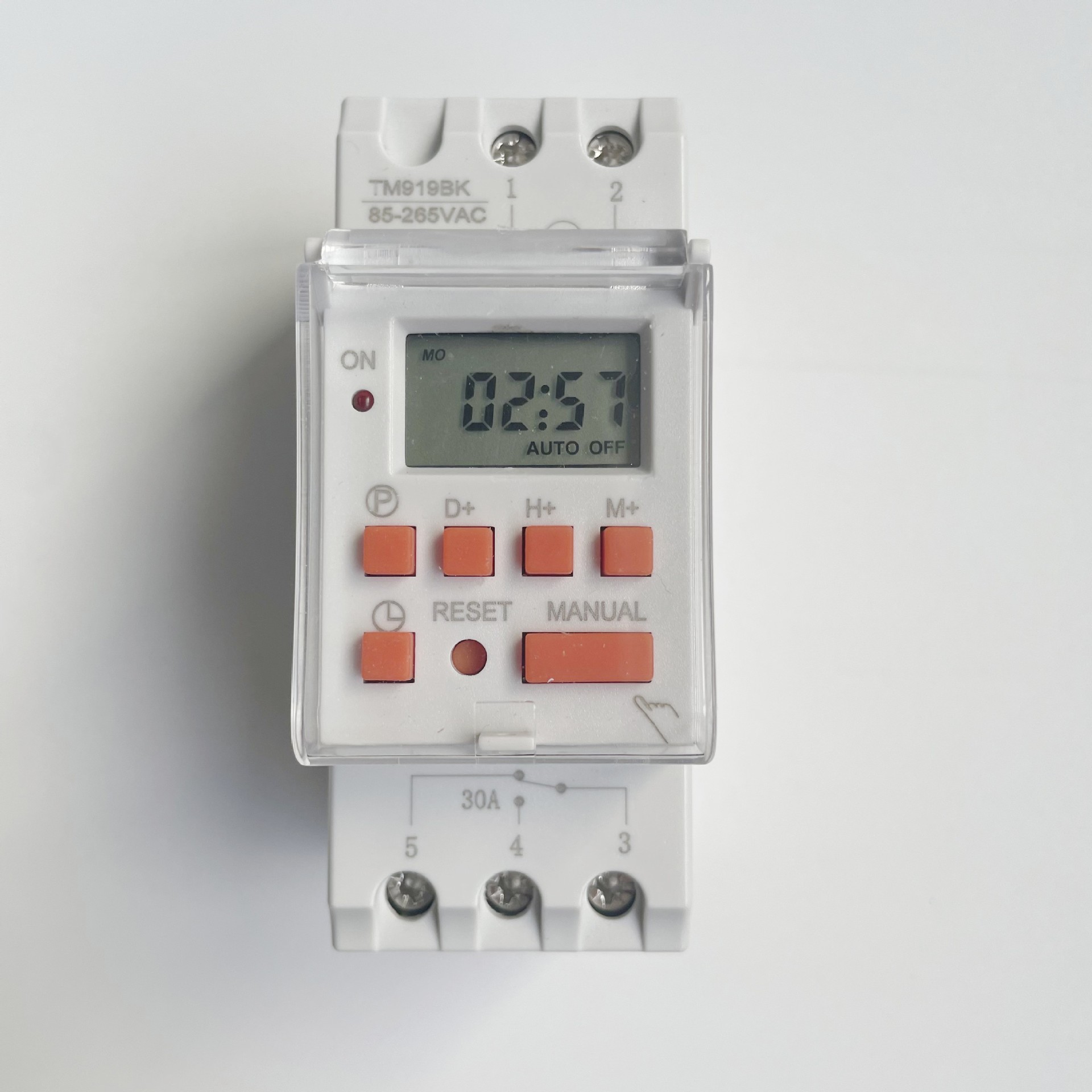 Tm919bk 30a Mikroprozessorgesteuerter Programmierbarer Timer Mit Digitalanzeige Und Großem Spannungsbereich
