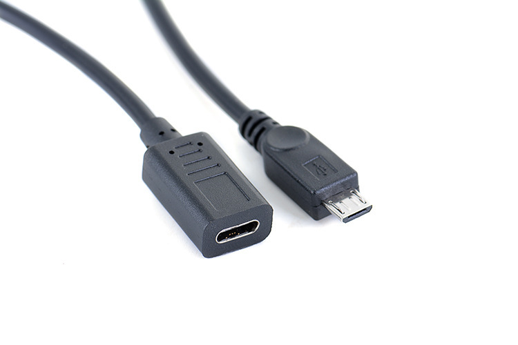Usb-c-buchse Auf Micro-usb-stecker Daten- Und Ladeadapterkabel Für Mobiltelefone Und Tablets, Android-usb-typ-c-adapter (buchse).