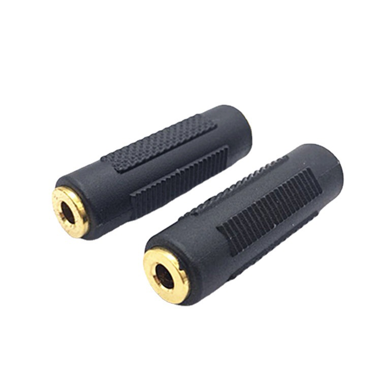 Vergoldeter 3,5-mm-stereo-audioadapter (buchse Auf Buchse), 3,5-mm-buchse-auf-buchse-stecker, 3,5-mm-geradestecker.
