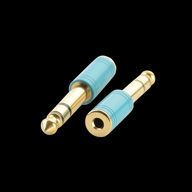 Vergoldeter 6,5-mm-auf-3,5-mm-audio-/kopfhöreradapter, 6,35-mm-stecker Auf 3,5-mm-buchse-adapter Für Klaviere Und Digitalpianos.