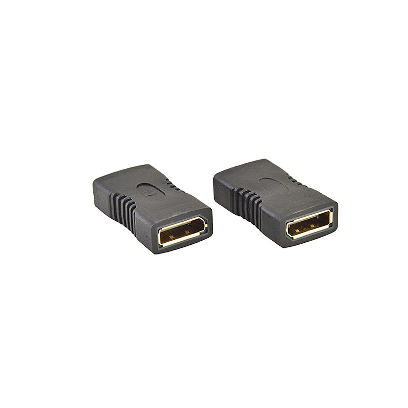 Vergoldeter Dp-buchse-auf-hdmi-verlängerungsadapter (gerade), Hochauflösender 1080p-dp-buchse-vollabdeckungs-konverter