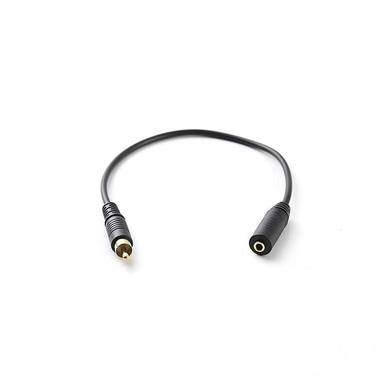 Vergoldetes Audio-/video-adapterkabel Für Verstärker, 3,5-mm-klinkenbuchse Auf Cinch-stecker (mono-klinkenbuchse Auf Cinch-stecker)