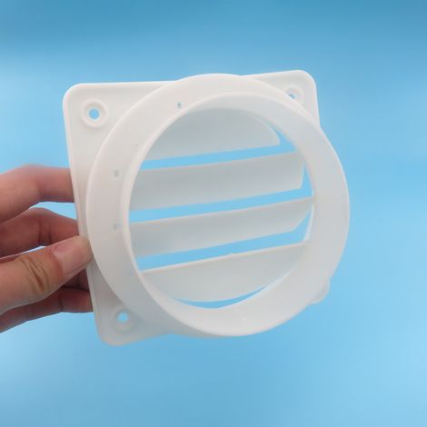 Wandmontierter Lufteinlass Für Frischluftzufuhrsystem, 100 Cm Quadratisches, Lamellenförmiges Frischluft-einlass-/abluftgitter, Externe Belüftungs- Und Regenschutzplatte.