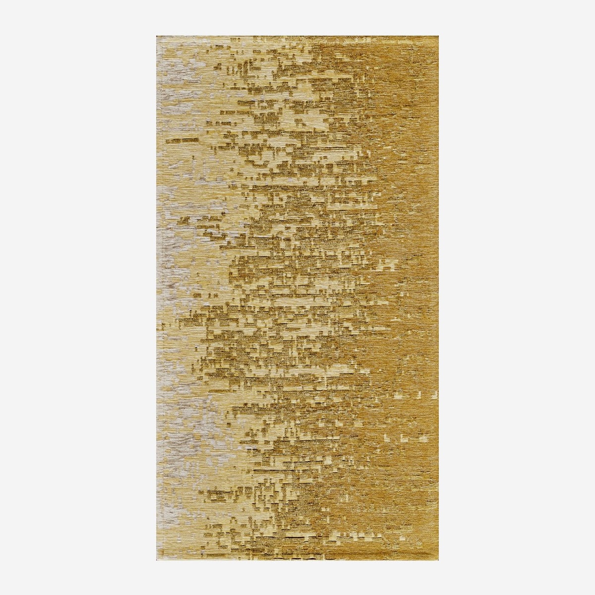 Tamigi Gold Jacquard-teppich, Waschbar, Rutschfest – Wohnzimmerteppich