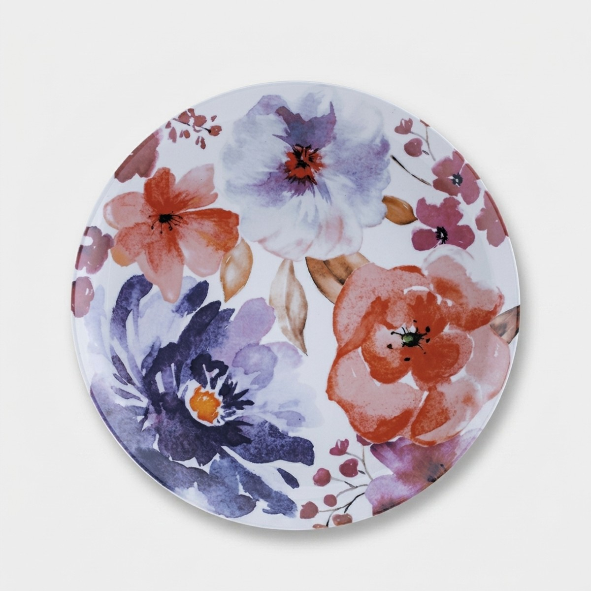 Servierplatte Aus Porzellan 30 Cm Florales Design Peonia