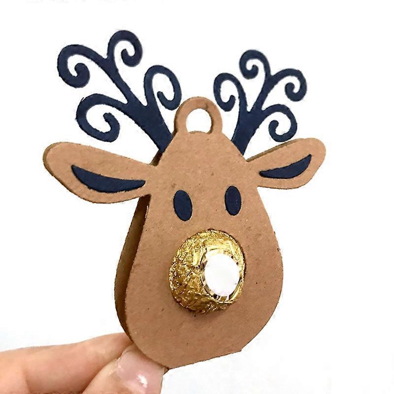 Weihnachtselch-schokoladen-metall-stanzschablone Diy-scrapbooking-albumpapier