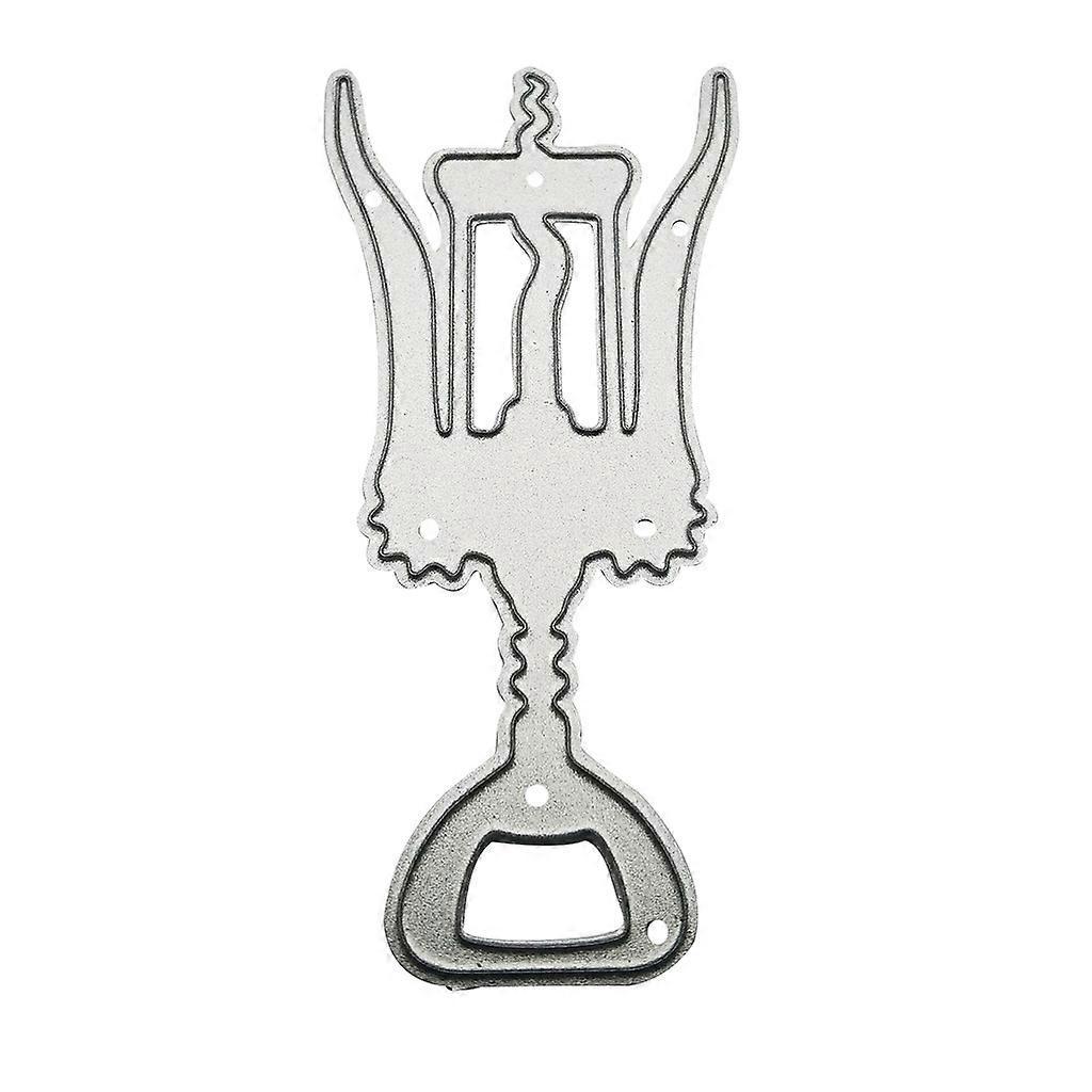 Stanzschablone Für Weinflaschenöffner Aus Metall, Ideal Zum Basteln Von Scrapbooking-alben, Papierkarten Und Prägedekorationen