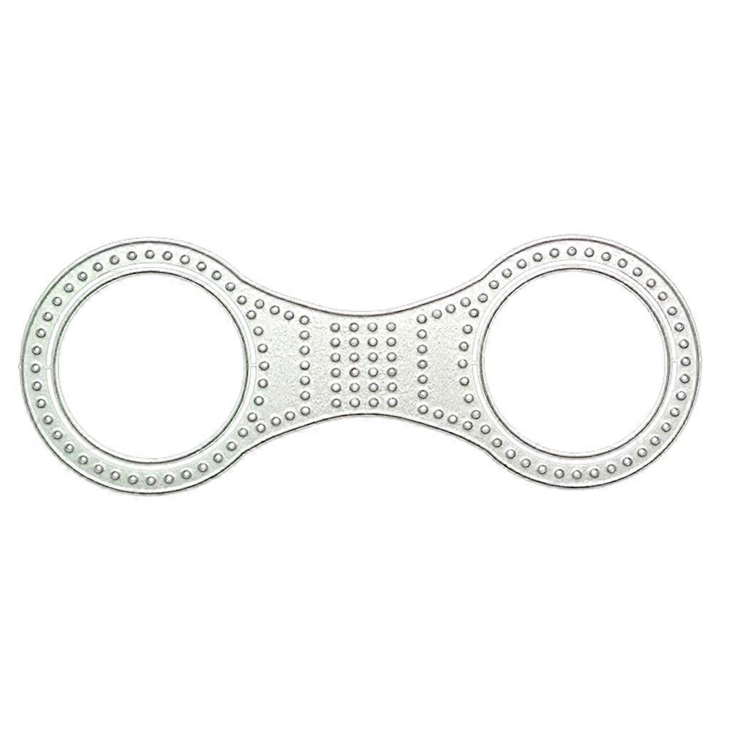 Doppelkreis-stanzschablone Für Metall, Diy-scrapbooking-album, Papierkarten, Prägeform, Dekoration
