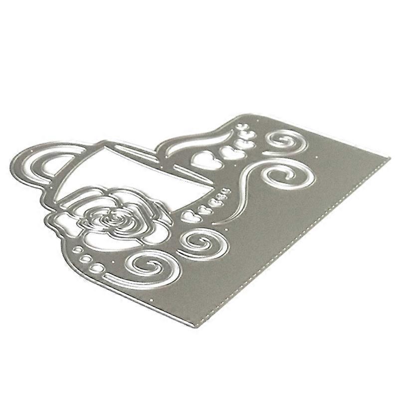 Weihnachtskaffeetassen-stanzschablone Aus Metall Zum Selbermachen Von Scrapbooking-alben, Papierkarten Und Prägedekorationen