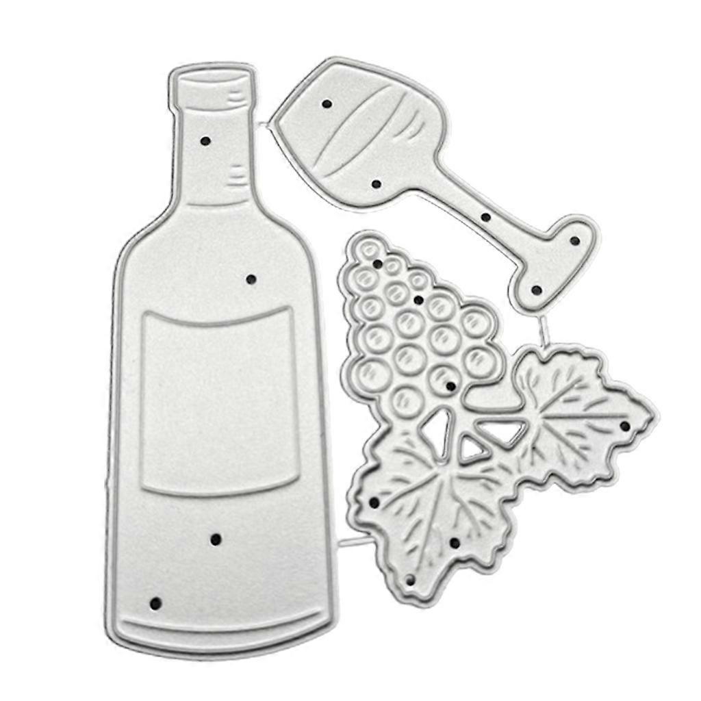 Stanzschablone Für Weinflaschen Aus Metall, Diy-scrapbooking-album, Papierkarten, Prägeform, Basteldekoration