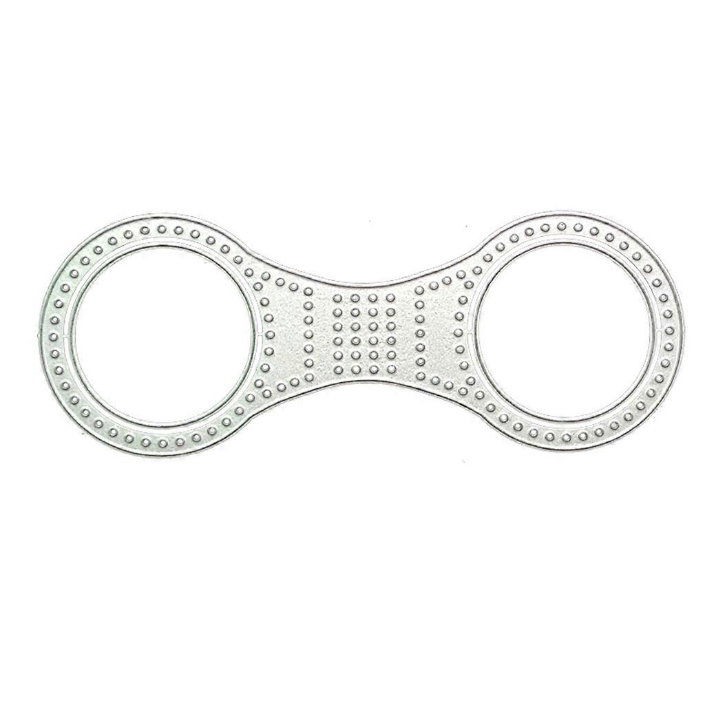 Kreisförmige Metallstanzschablone Für Diy-scrapbooking-alben, Papierkarten, Prägedekoration