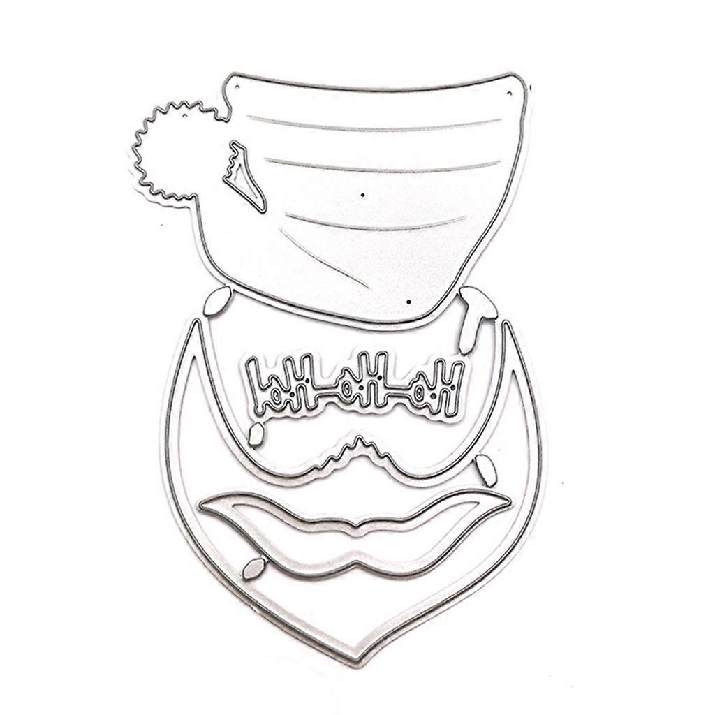 Weihnachtsmann-kostüm Metall-stanzschablone Diy Scrapbooking Album Papierkarten Vorlage Form Prägedekoration