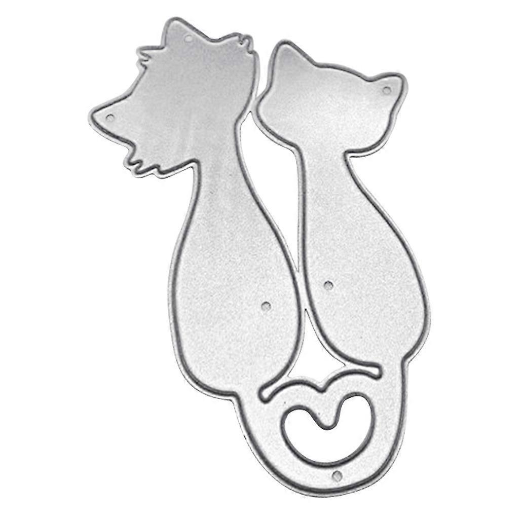 Metallstanzform „liebe Katzen“ – Tolles Geschenk Für Kinder, Erwachsene, Teenager, Jungen Und Mädchen