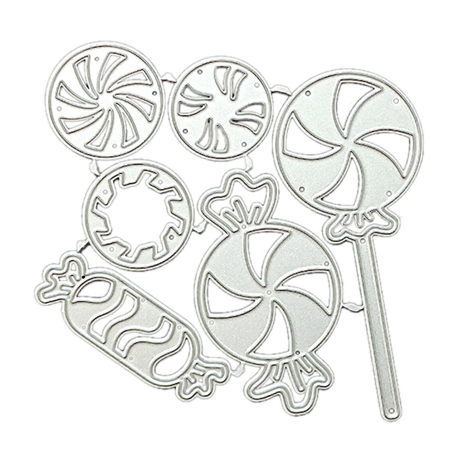 Stanzformen Für Lollipop-bonbons, Scrapbooking, Kartenprägung, Diy-fotoalbum-vorlage
