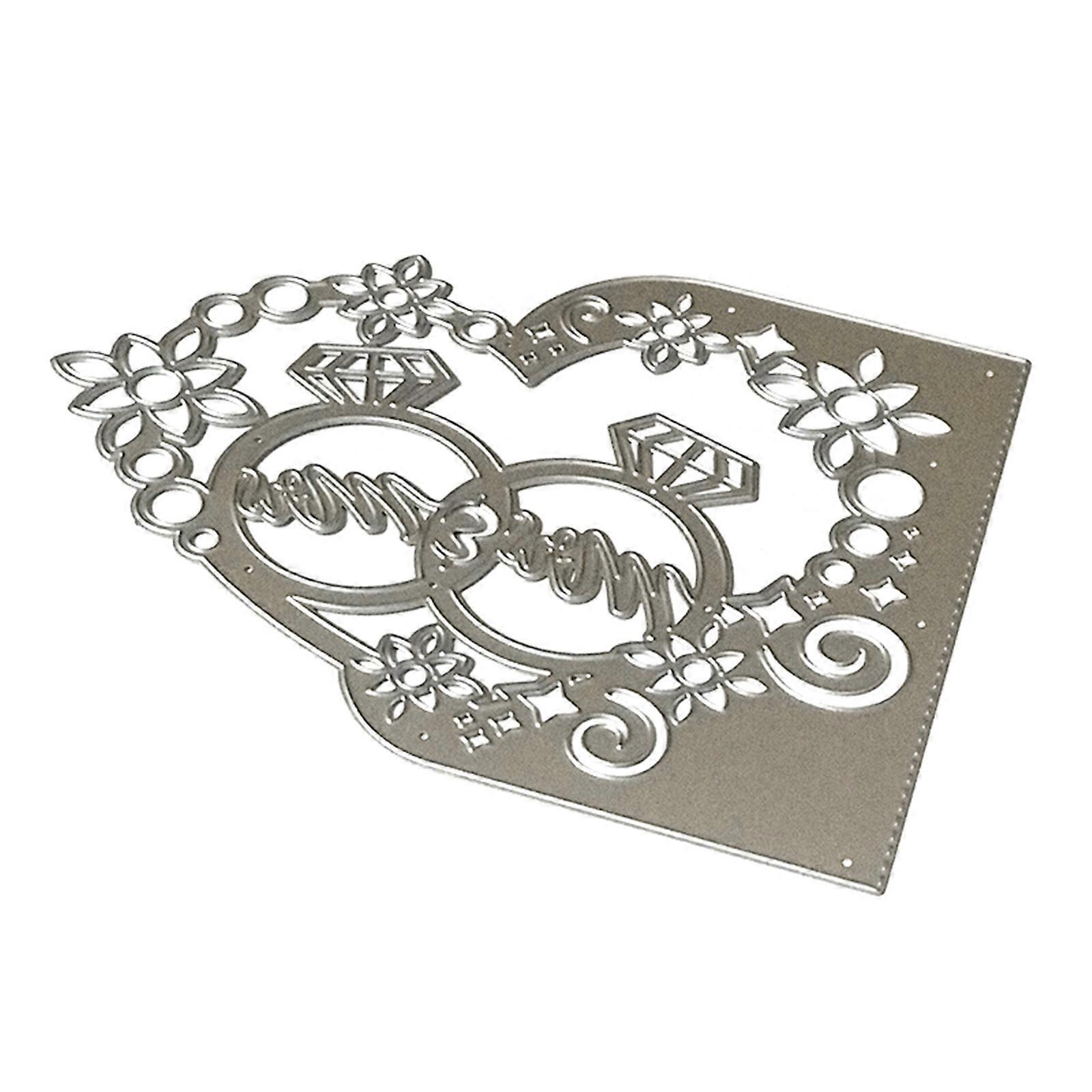 Valentinstag Herzring Metall Stanzschablone Diy Scrapbooking Album Karte
