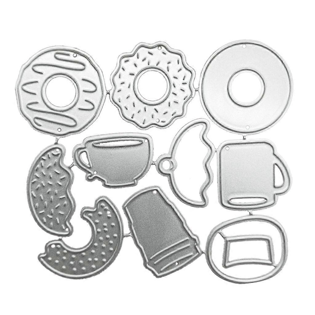 Stanzformen Für Kaffeetassen Aus Metall, Prägeschablone, Scrapbooking-material Für Karten