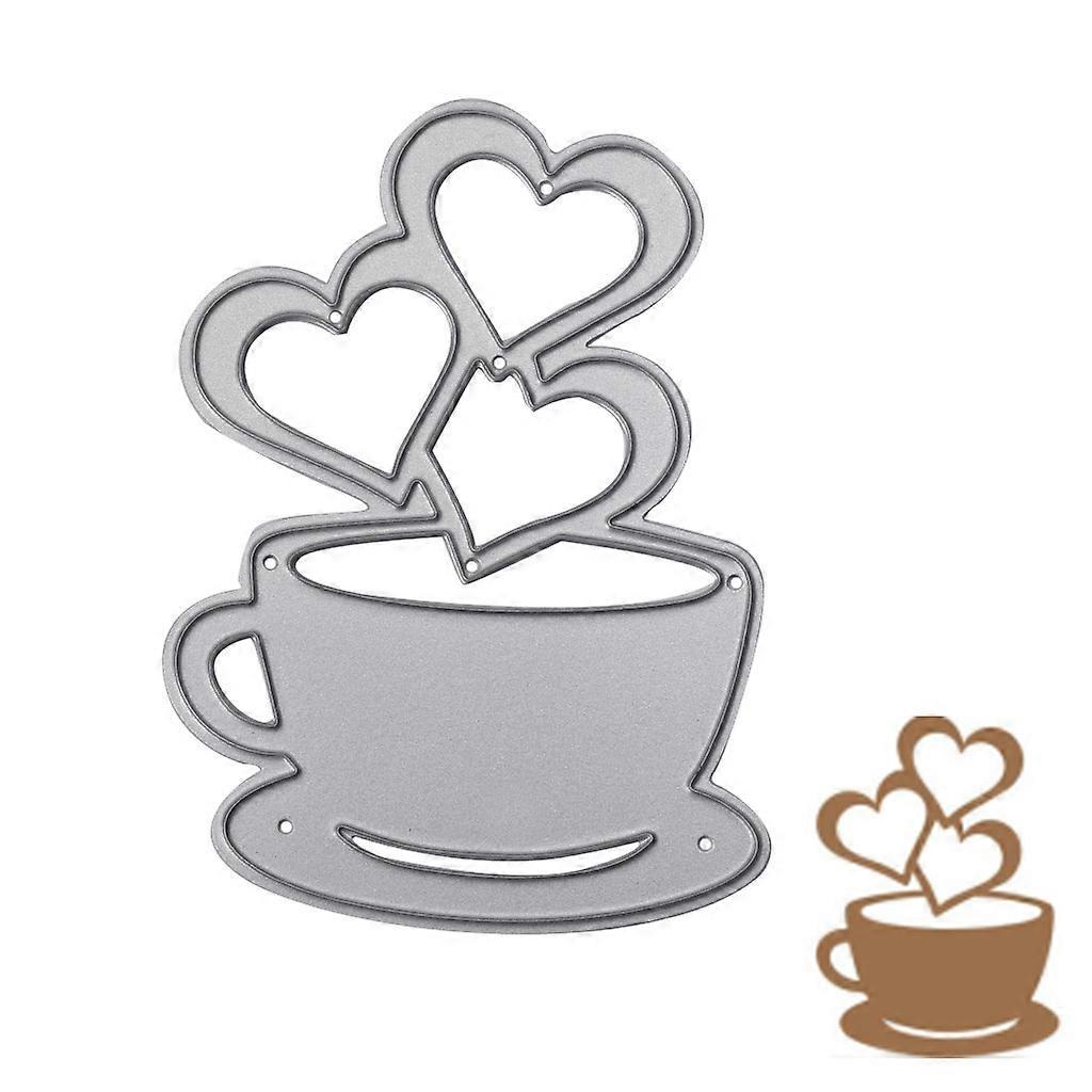 Stanzformen Für Herzkaffee, Scrapbook-album, Papierkarten, Prägebastelarbeiten