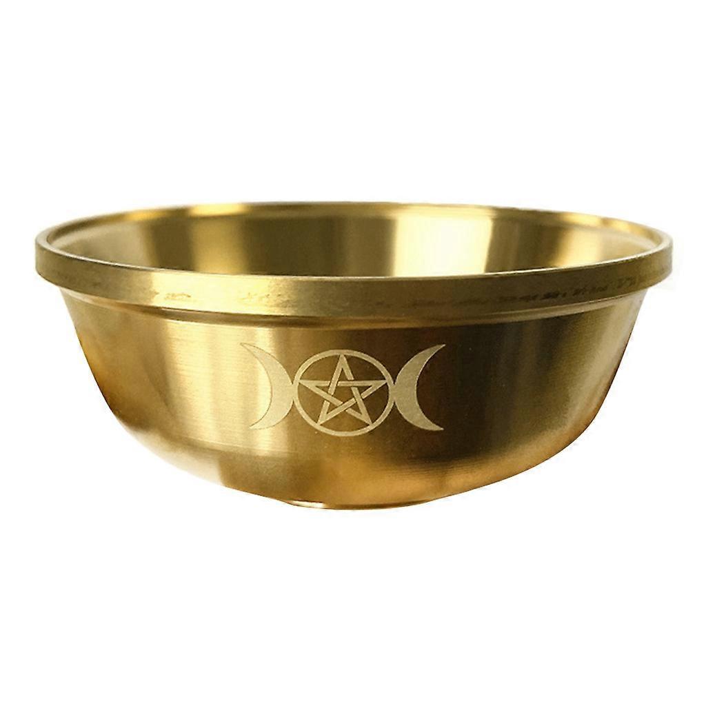 Altarschale, Ritualvergoldung, Geschirr, Zeremonie, Monddeutung, Astrologisches Werkzeug, Hexenrequisiten