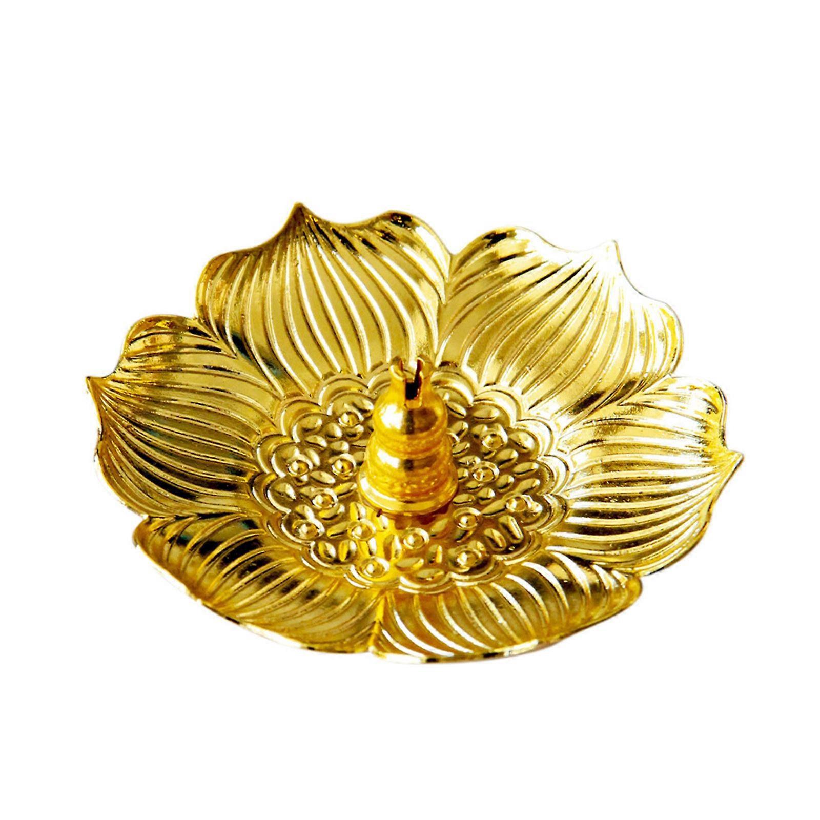 Handlicher Räucherstäbchenhalter Im Orientalischen Stil Für Räucherstäbchenbrenner, Aromadiffusoren Für Zuhause, Teehaus, Tempel, Golden Furnace Supplies