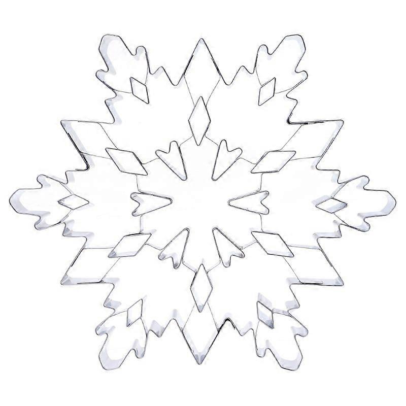 3d-weihnachtsschneeflocken-ausstechform Aus Edelstahl Für Kuchen, Kekse Und Plätzchen – Ideal Zum Selberbacken